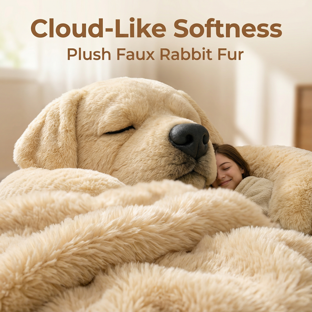 🔥Save up to 50% OFF ends soon🌟🐶 Fluffy dog sleeping bag– Soft, Warm & Purrfectly Cozy😴💤