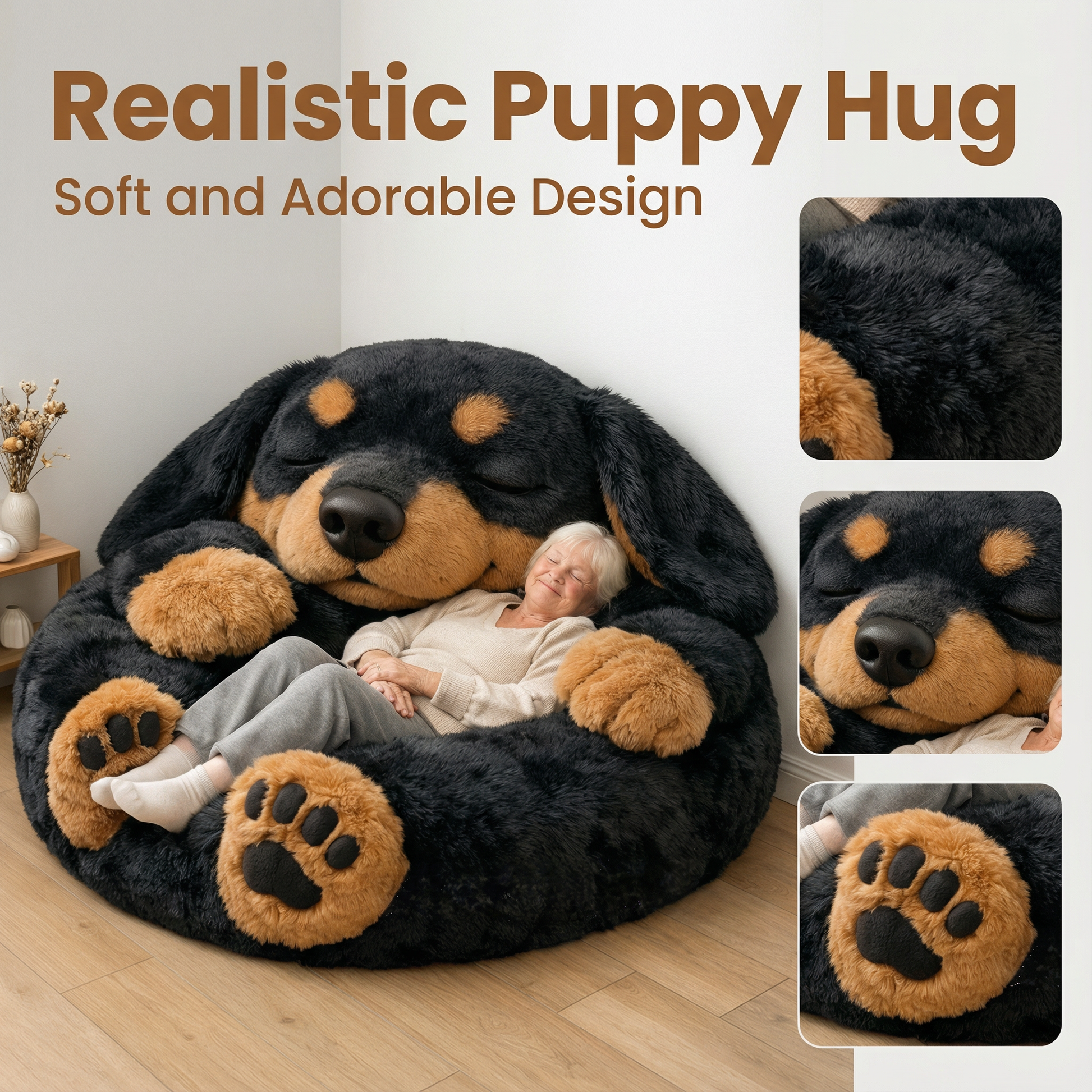 🔥Save up to 50% OFF ends soon🌟🐶 Fluffy dog sleeping bag– Soft, Warm & Purrfectly Cozy😴💤