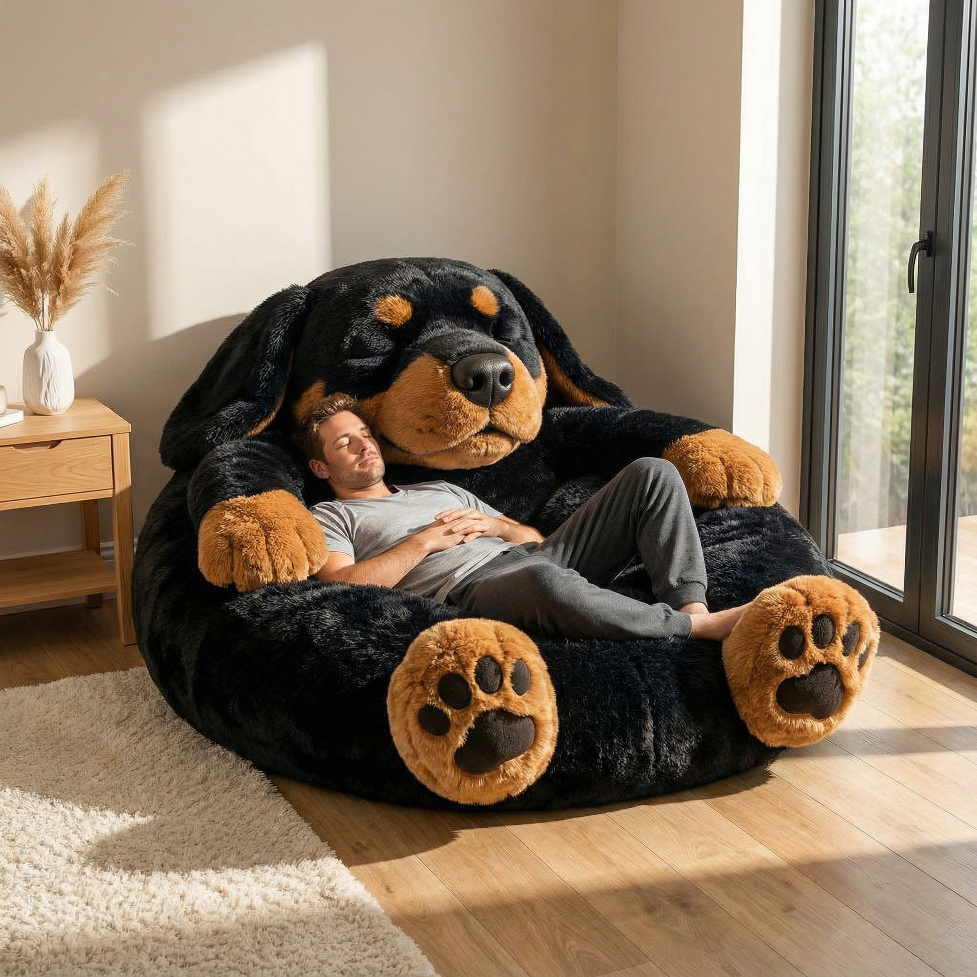🔥Save up to 50% OFF ends soon🌟🐶 Fluffy dog sleeping bag– Soft, Warm & Purrfectly Cozy😴💤