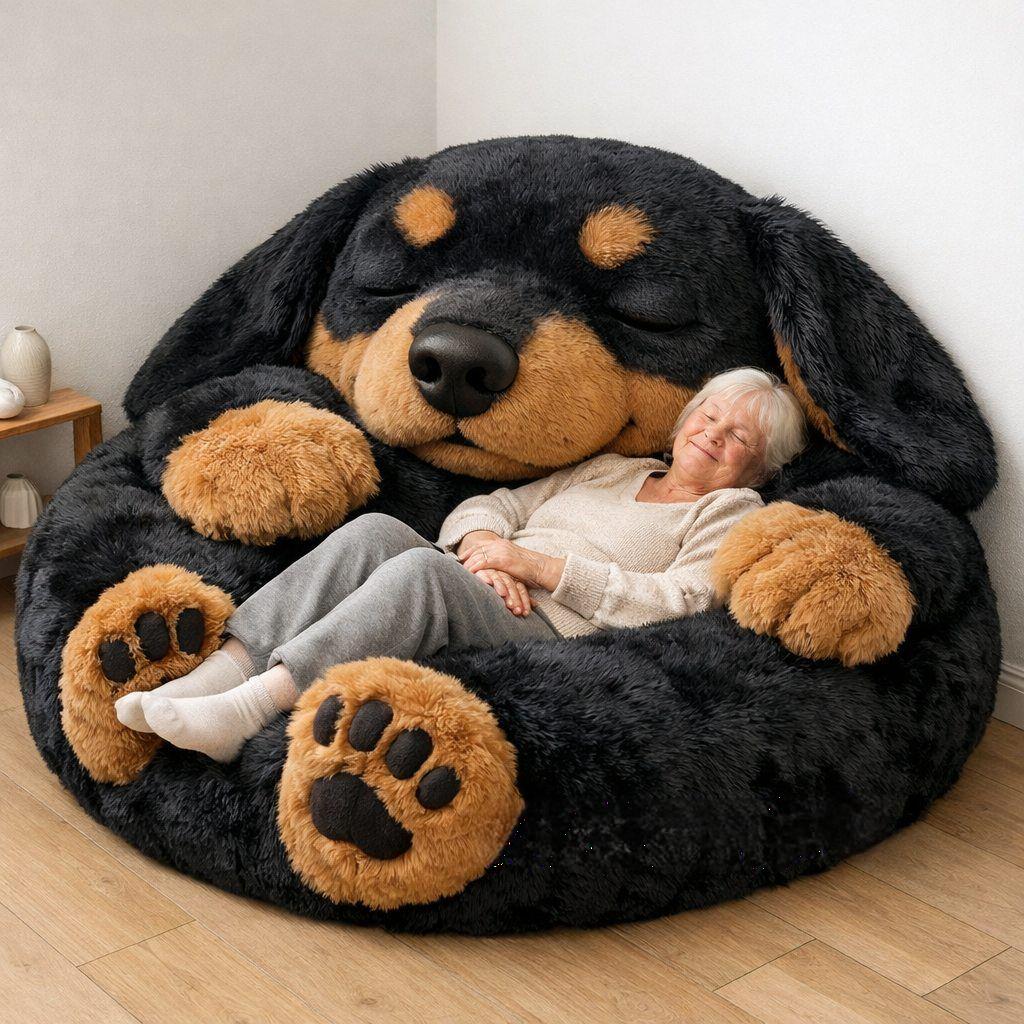 🔥Save up to 50% OFF ends soon🌟🐶 Fluffy dog sleeping bag– Soft, Warm & Purrfectly Cozy😴💤