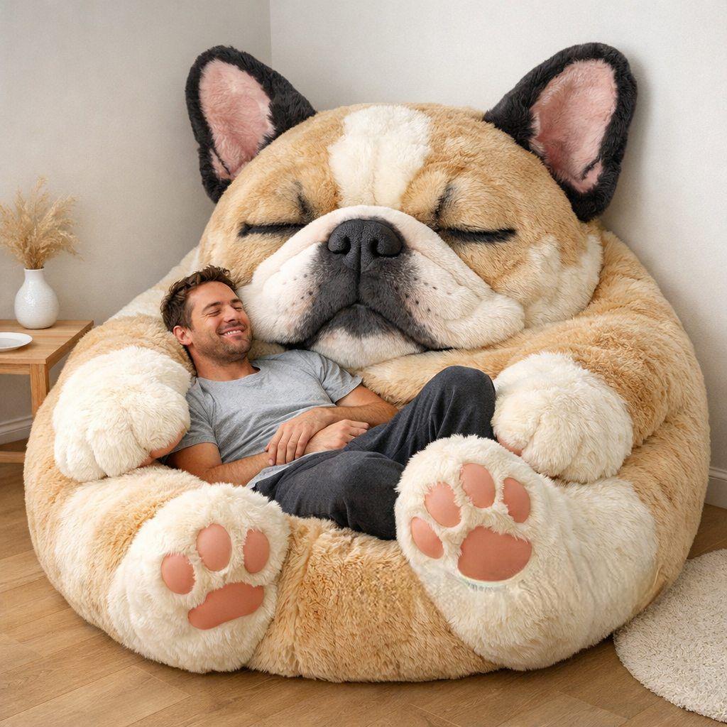 🔥Save up to 50% OFF ends soon🌟🐶 Fluffy dog sleeping bag– Soft, Warm & Purrfectly Cozy😴💤
