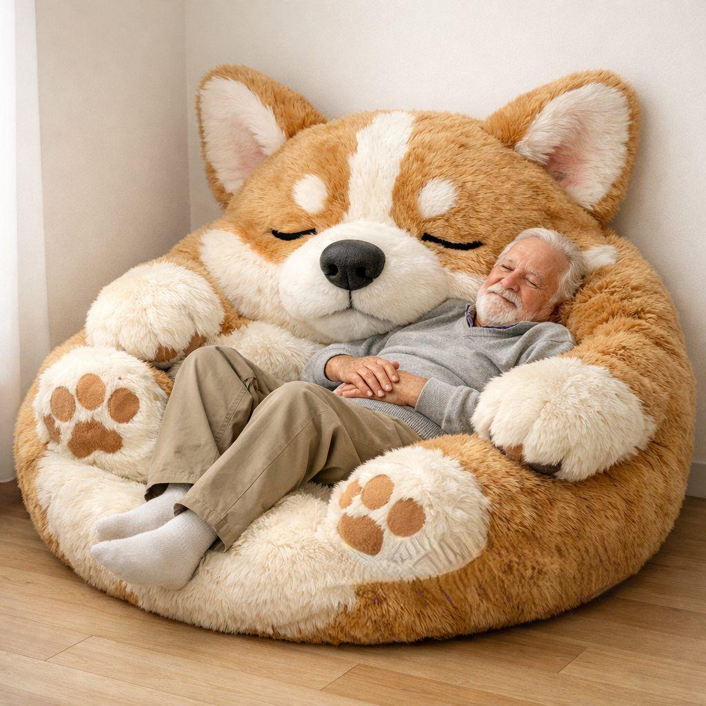 🔥Save up to 50% OFF ends soon🌟🐶 Fluffy dog sleeping bag– Soft, Warm & Purrfectly Cozy😴💤